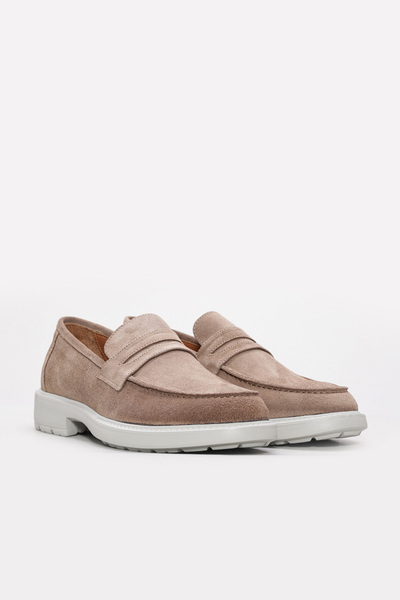 Ayakkabıhane Inside and Outside Genuine Suede Leather Sand Eva Men's Casual Daily Shoes Ah082141314196