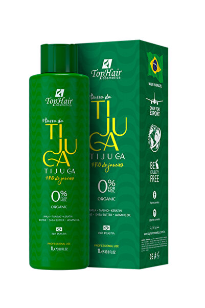 TopHair بروتين شعر برازيلي بارا دا تيجوكا مًملس تكنولوجي من توب هير 1 لتر