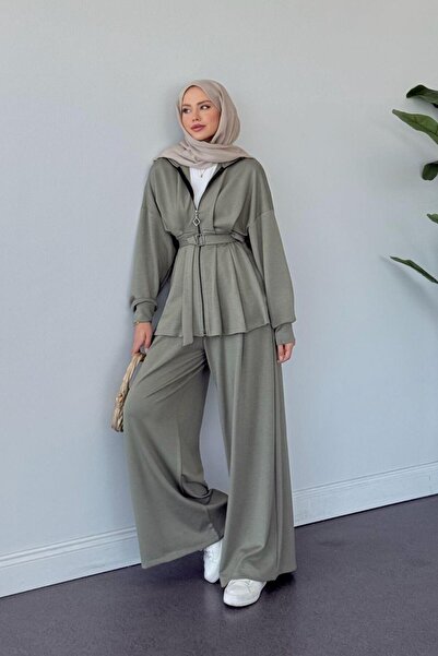 Şulemoda Giyim Polo Pantolon Pensli Takım Haki