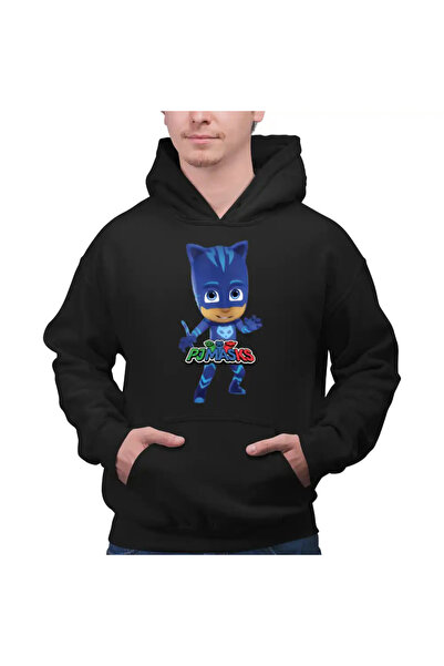 OEM Ανδρικό Φούτερ με Κουκούλα, Πιτζάμες Catboy, Πιτζάμα Heroes
