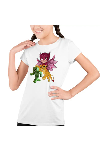 OEM Tricou Copii Fete Owlette Creeper Garda Felina Kion