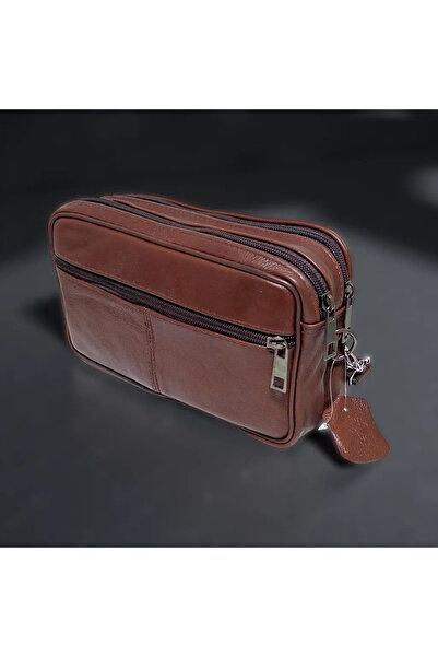 Magrot Men's Handbag, Light Brown, Leather, 14 x 22, 25064