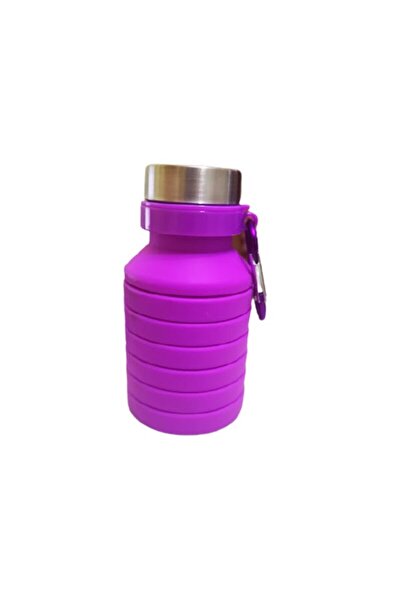 Style4Cosy Foldable Water Bottle, 550 ml, Lilac Purple, Outdoor Activities