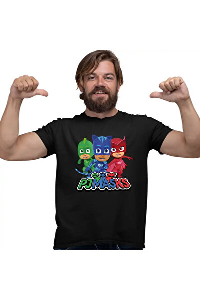 OEM Ανδρικό T-shirt Pj Masks Heroes Pajamas Crew