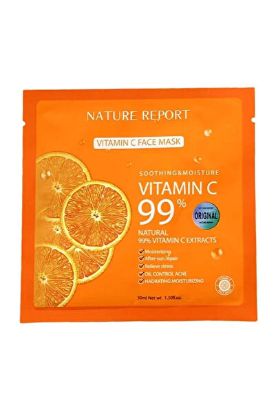 NATURE REPORT ناتشر ريبورت قناع الوجه بفيتامين سي 30 مل