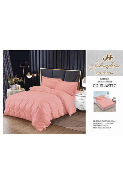 FIONNA.RO Damask Cotton Underwear With Elastic - Pink