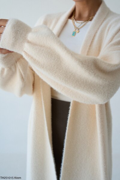ibeeka Women's Clothing Oversized Long Plush Cardigan – Soft Texture, Comfortable and Stylish Design, Chic Combinations
