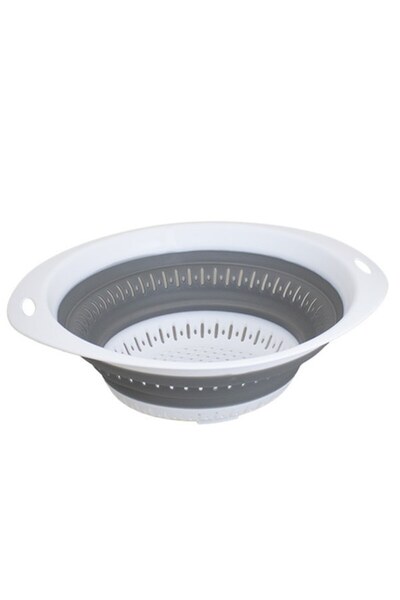 FRANDIS Strecurătoare ovală pliabilă cu mânere, Frandis, 31,3x23,8x4 cm, Plas...