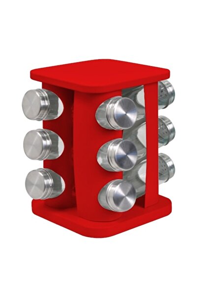 FRANDIS Carusel condimente cu 12 borcane, Frandis, 20x20x21 cm, metal/sticla,...