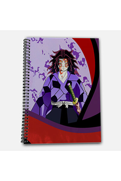 Define Moyas Demon Slayer Kokushibo Striped A4 School Notebook 72 Sheets Model 3