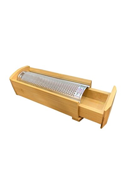 FRANDIS Răzătoare de brânză cu tavă de colectare, Frandis, 21,5x8,5x6,5 cm, Bambus