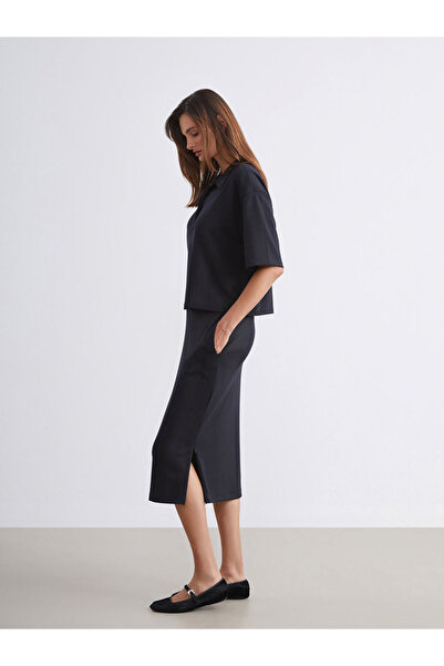 LC Waikiki Quality Pieces from Çelebi Store: Belted Skirt with Slits