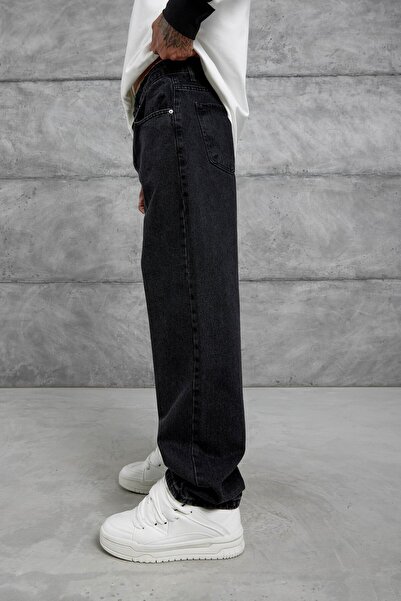 NOMARC Μαύρο τζιν με φαρδύ κούφωμα Mb