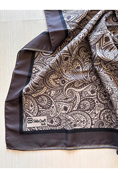 POLO CRAFT Elegant, Leaf Patterned Soft Shawl 70 X180