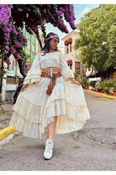 EREN STYLE Otantik Uzunluk Ayarlı Geniş Şık Bel Kemeri