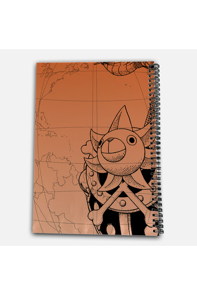 Define Moyas One Piece Nami Checkered A4 School Notebook 72 Sheets Model 2 - Straw Hat Series