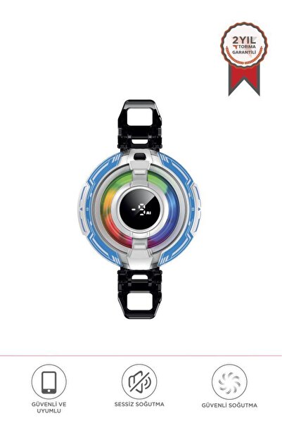 Torima Kablolu Cep Telefon Soğutucu Oyuncu Radyatör Soğutma Fanı ACC50 Beyaz