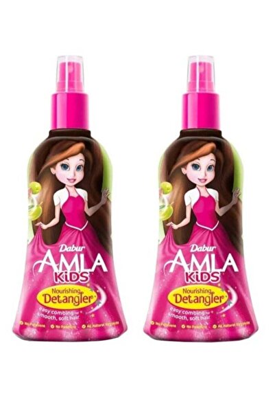 Dabur مجموعة فك تشابك الشعر للأطفال من أملا - عبوة من قطعتين