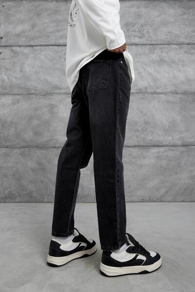 NOMARC Чорні джинси Mb Boyfriend з шліфованими деталями