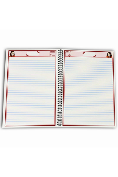 Define Moyas دفتر مدرسي مخطط A4 من سلسلة قاتل الشياطين نيزوكو، 72 ورقة، موديل 2