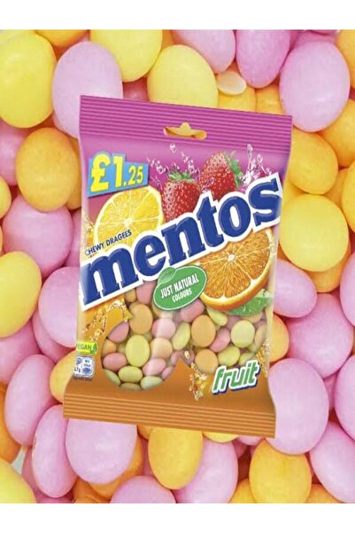 Mentos Fruit Just Natürel Colours Karışık 135g
