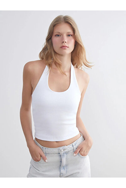 LC Waikiki Halter Collar Ribbed Women's Athlete