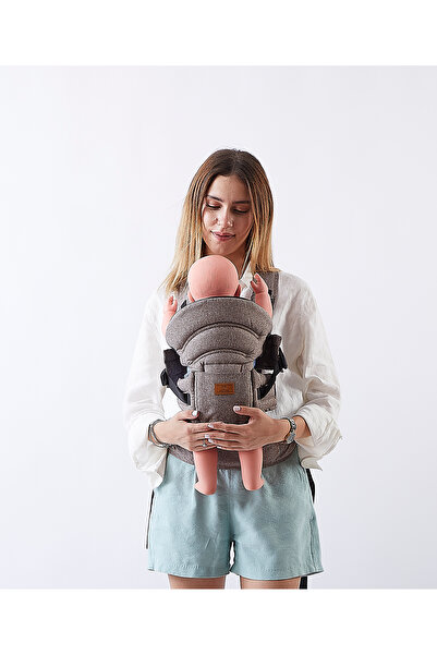 ATS Mamma Premium Ergonomik Air File Kumaş Kanguru Çok Yönlü Bebek Taşıma Çan...