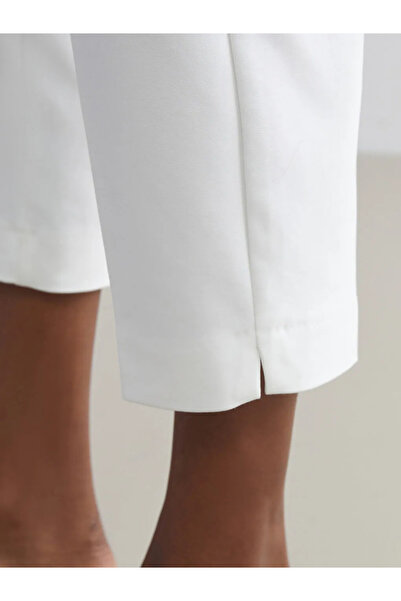 LC Waikiki Belted Waist Carrot Cut Women's Trousers