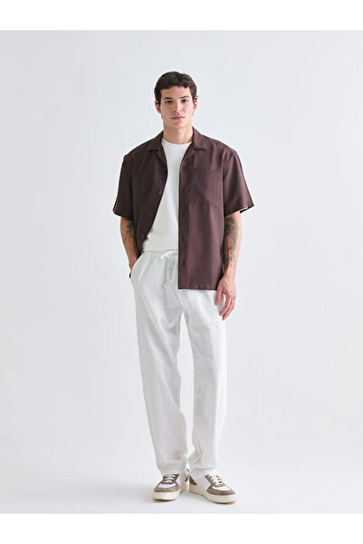 LC Waikiki Comfortable Linen Look Men's Trousers