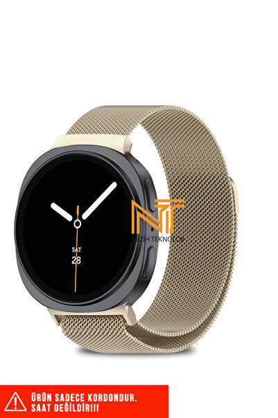 Nezih Case Samsung Galaxy Watch 8 40mm / 44mm / 46mm Classic Uyumlu Milanes Ö...