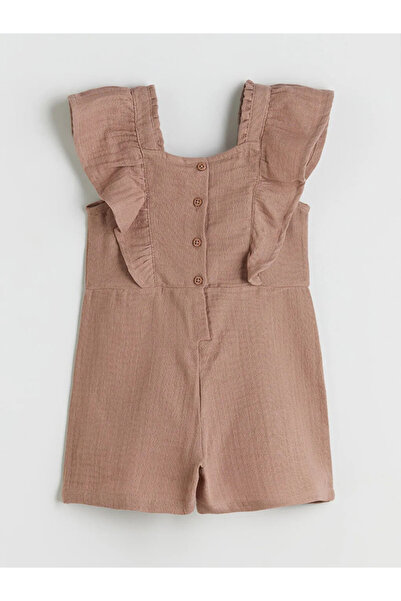 LC Waikiki Square Collar Girl's Salopet