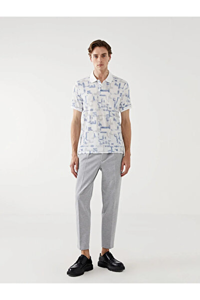 LC Waikiki Ανδρικό μπλουζάκι Polo με κοντό μανίκι με σχέδιο