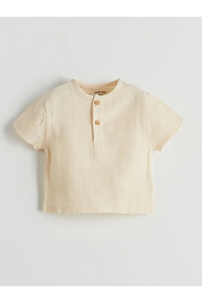 LC Waikiki Judge Collar Baby Boy T-Shirt and Shorts 2-Piece