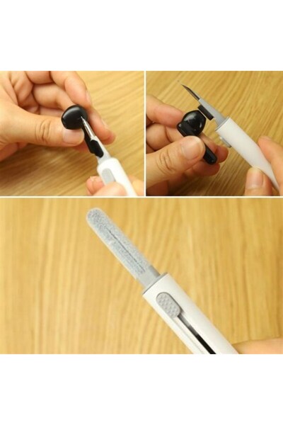Go İthalat Earbud Cleaning Kit for Wireless Earphones with Multi-Purpose Soft Brush (5273)