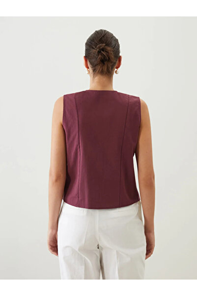 LC Waikiki V-Neck Tie Blouse