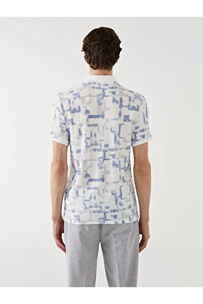 LC Waikiki Ανδρικό μπλουζάκι Polo με κοντό μανίκι με σχέδιο