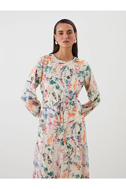 LC Waikiki Crew Neck Print Dress