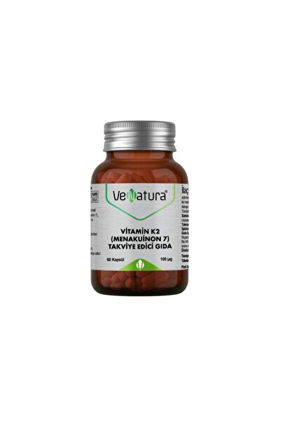 VeNatura فيتامين كيه 2 ميناكوينون 7 60 كبسولة