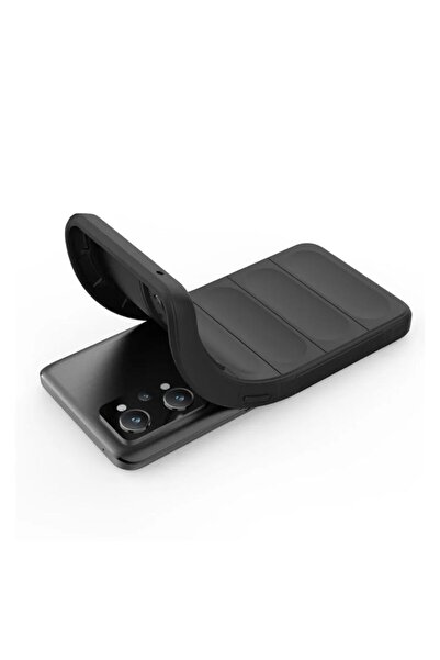 HANPORIUM Realme GT2 5G Uyumlu Silikon Kılıf - Kamera Korumalı Esnek Yeni Nesil Airbag Kapak - Mavi