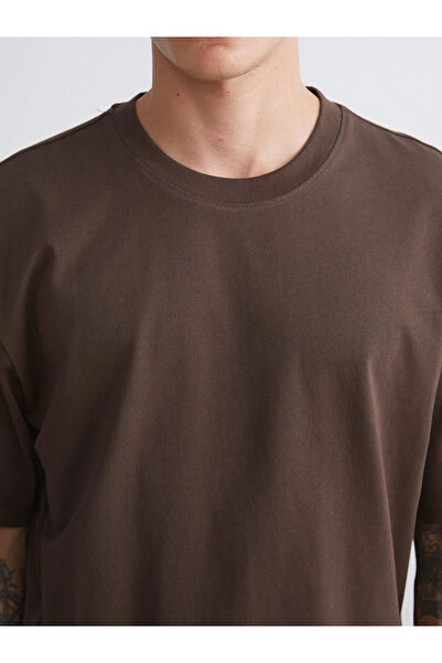 LC Waikiki Ανδρικό T-Shirt από βαμβακερό χτενισμένο λαιμό