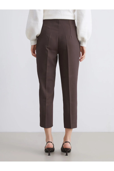 LC Waikiki High Waist Cigarette Pleated Women's Trousers