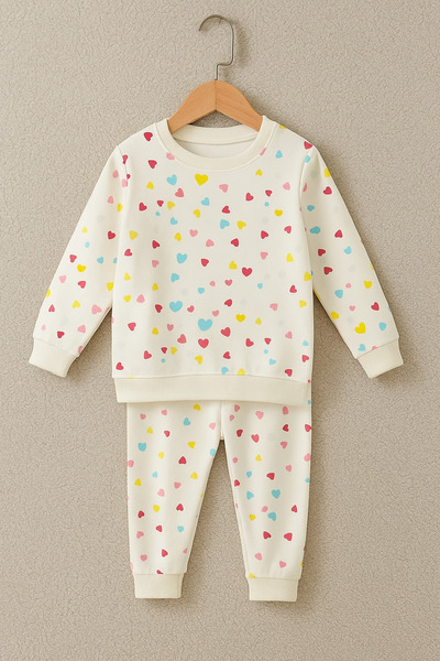 Paris Home Set de pijamale pentru copii 100% bumbac – natural și respirabil