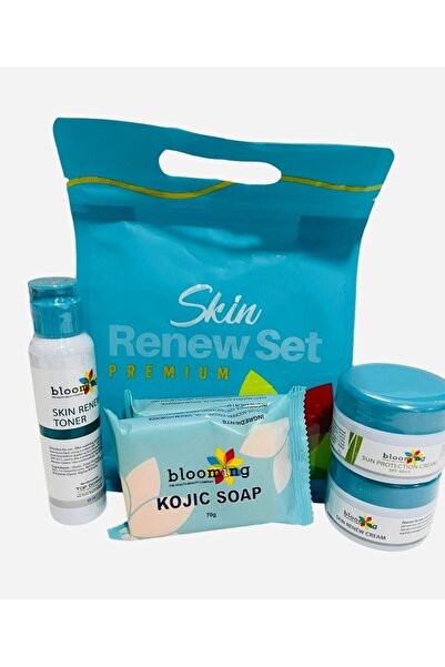 Glowwing Blooming Skin Renew Premium Brightening Facial Set New Packaging