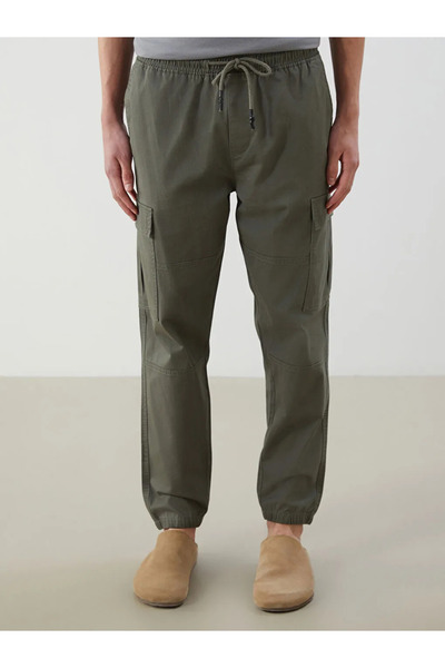 LC Waikiki Standard Mold Gabardine Men's Cargo Trousers