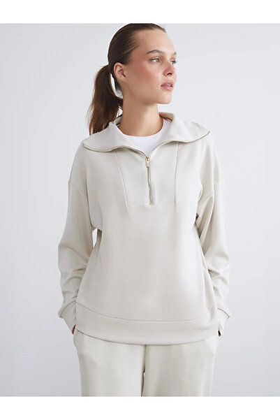 LC Waikiki Women's Stand Collar Sweatshirt