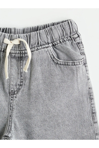 LC Waikiki Elastic Waist Boy Jean Shorts