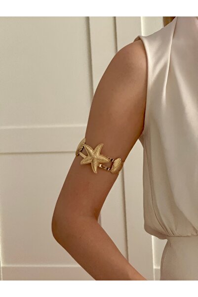 YOUES JEWELRY Arm Cuff Çelik Deniz Yıldızı Helen Helenistik Pazu Kol Kelepçes...