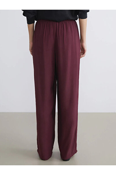 LC Waikiki Wide Leg Women's Trousers with Elastic Waist