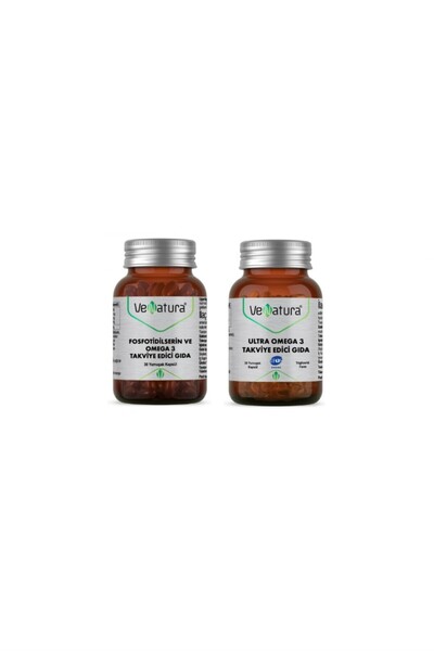 VeNatura الترا أوميجا 3 - 30 كبسولة + فوسفوتيديلسيرين وأوميجا 3 30 كبسولة