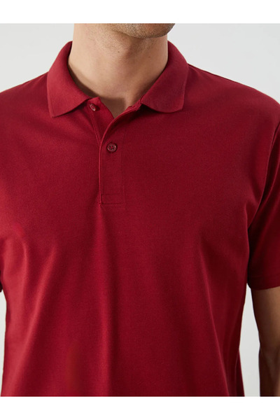 LC Waikiki Ανδρικό μπλουζάκι Polo με κοντό μανίκι Pique